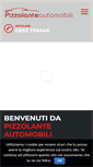 Mobile Screenshot of pizzolanteautomobili.it
